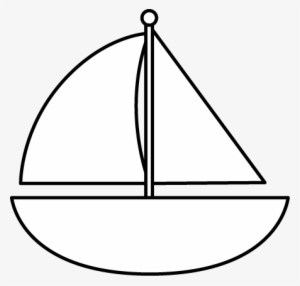 Png Image - White Sailboat Clipart #586767