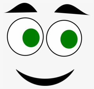 Green Eyes Clipart Happy - Clip Art #587188
