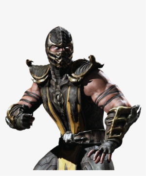 Mortal Kombat X Ios Scorpion Render 3 By Wyruzzah-d8p0m53 - Scorpion Mortal Kombat 9 Png #587241