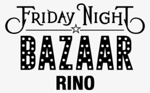 Friday Night Bazaar Logo Final 2018 Black Preview - Graphics #587273