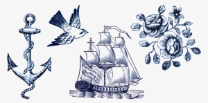 Nautical Set - Tattly Temporary Tattoos Nautical Set #587454