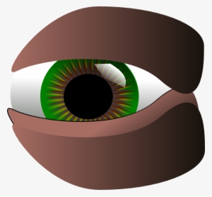 This Free Clipart Png Design Of Cartoon Green Eye #587491