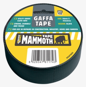 Gaffa Tape Is A Utility Grade Cloth Tape For Use In - Everbuild Evb2vgtbk45 50 Mm X 45 M Gaffa Tape - Black #588025