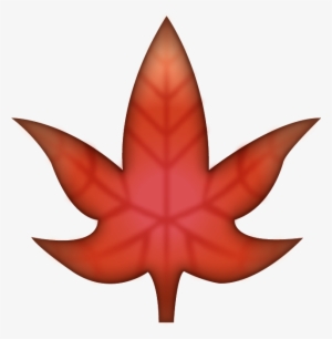 Maple Leaf Emoji Transparent #588144