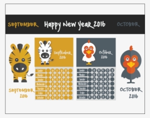 Happy New Year 2016 On Behance - Cartoon #588164