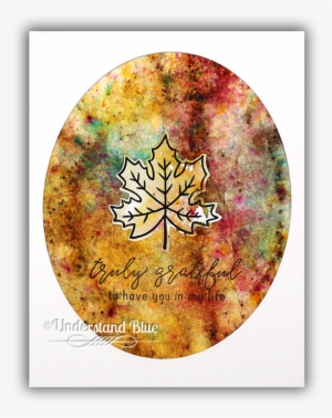 I Used These Three Powdered Watercolors - Maple Leaf #588903