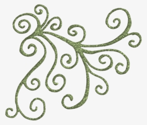 Cool Designs Png Transparent Image - Green Swirl #588904
