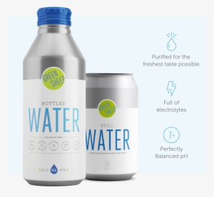 Green Sheep Aluminum Bottle - Alternative To Plastic Bottles #589350