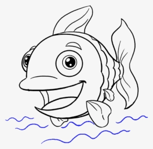 How To Draw A Cartoon Fish In A Few Easy Steps - Drawing #589619