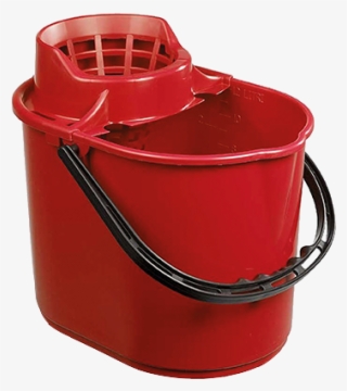 14l Deluxe Mop Bucket - Economy Bucket With Strainer - Blue #5800259