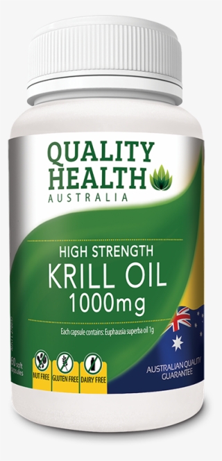 Quality Health High Strength Krill Oil 1000mg 60s - Simple Green Degreaser #5801281