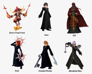 Kingdom Hearts 358-2 Days Trophies - Inspired By Kingdom Hearts Organization Xiii Roxas #5801488