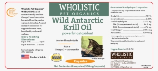Wholistic Pet Organics Run Free 4 Oz #5801823