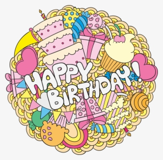 Birthday Cake Greeting Card Happy Birthday To You - Png Birthday Cartoon Cards #5802183