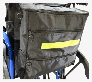 Secure® Wheelchair Backpack In Black - Pembrook Wheelchair Backpack Bag Black #5803101