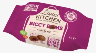 Biccy Boms Snack Packs - Livia's Kitchen Salted Maca Caramel Biccy Boms 40g #5804945