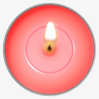 Round Red Candle Png Clip Art #5807581