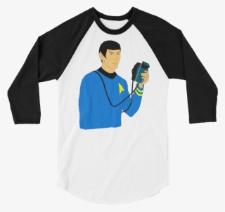 Filmation Spock - Lady In Black (raglan) #5809800