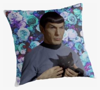 Spock Experiencing An Emotion Ft - Blue Flowers #5810066