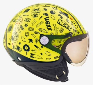 Nexx X60 Kids Spock Neon Yellow Kids Helmets #5810510