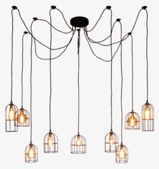 Cage Industrial Pendant Light #5810649