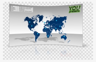 World Map Clipart World Map World Political Map - World Map - Black And Grey Poster 36 X 24in #5811428