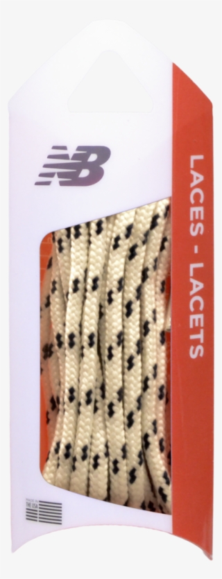 Nb Round Sport White & Navy Shoelace - New Balance #5812351