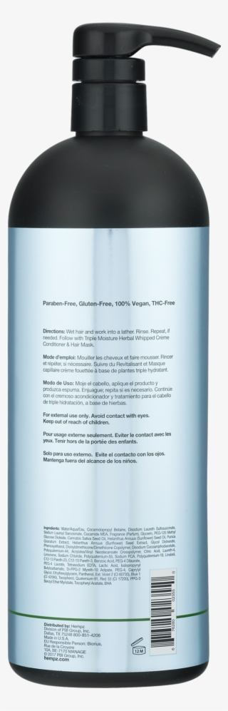 Hempz Triple Moisture Moisture-rich Daily Herbal Replenishing #5813005