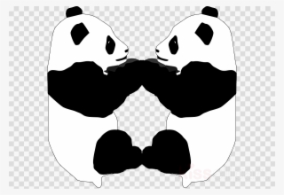 Panda Outline Clipart Giant Panda Bear Panda Love - Outline Panda Clipart #5813232