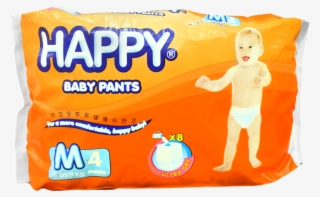 Happy Baby Pants Diaper Medium 4x1s - Happy Pants Diaper Medium #5814256