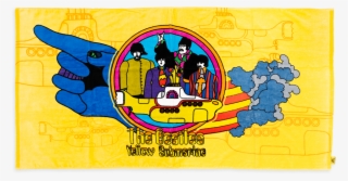 Yellow Submarine Towel - Beatles Yellow Submarine Beach Towel #5814858