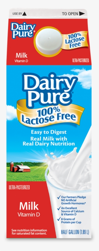 Dp Whole Lactose Free Half Gallon - Dairypure Lactose Free Milk #5814859
