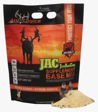 Jac 10lb Front Feed-2 V=1499956066 - Anilogics Justaddcorn Base Mix Deer Supplement 10 Lb #5814962