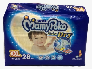 Mamy Poko Extra Dry Xxl28's - Mamypoko Baby Wipe Standard 20 Sheets #5815403