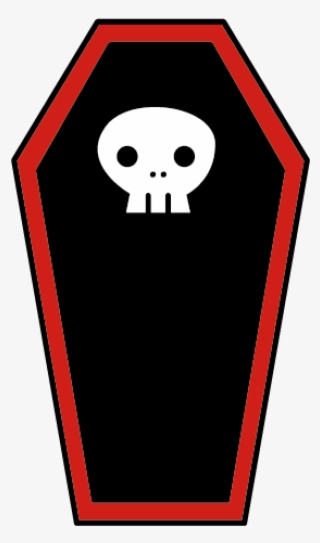 Drawing Skeleton Transprent Download - Cartoon Coffin #5816027