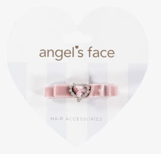 Angel's Face Vintage Pink Velvet Hair Clip - Engagement Ring #5816267