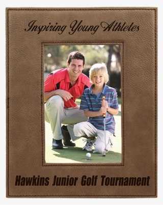 Dark Brown Laserable Leatherette Picture Frame #5816757