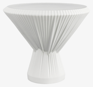 Plisago 42 Side Table White - End Tables #5817906