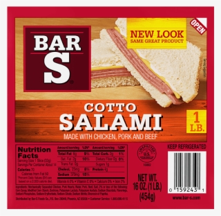 Cotto Salami - Bar S Cotto Salami 12 Oz #5818881