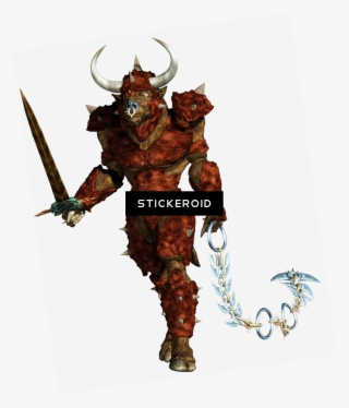 Minotaur Holding Chain #5819278