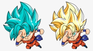 Goku Ssj Blue Chibi #5819689
