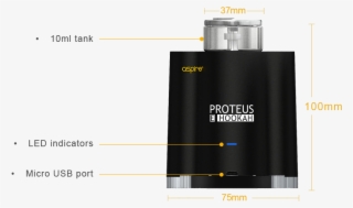 2017 Electronic Aspire E Hookah Smoke Proteus Electronic - Aspire Proteus #5821756