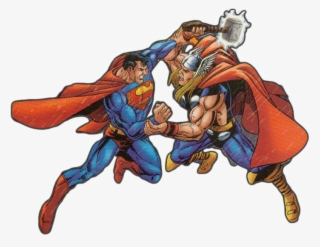 Marvel Superman Png Image - Thor Vs Superman #5823614