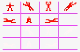 Goalkeeper Pixel Sprite Map - Pixel #5826898