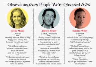 Obsessions From People We're Obsessed With - Identity Document #5827424