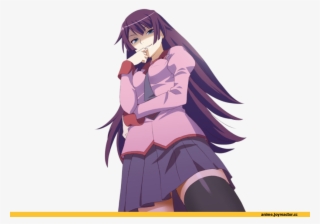 Senjougahara Hitagi,bakemonogatari Anime Girls - Cartoon #5828132