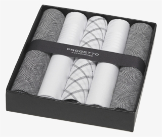 White/grey Handkerchief - Tissue Paper #5828862