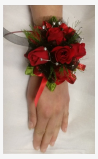 Putting On The Ritz Wrist Corsage - Garden Roses #5829142
