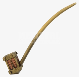 The Oaken Shield Pipe - Custom Churchwarden Pipe #5829791