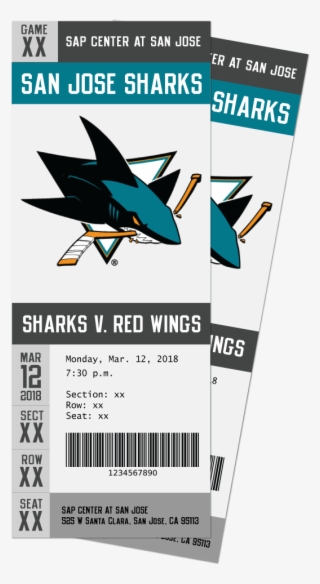 Sharks Red Wings Tickets - San Jose Sharks Decal 5x6 Ultra Color #5829884